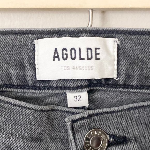 NWT Agolde Nico High Rise Button Fly Jeans in Ceremony - Picture 5 of 8
